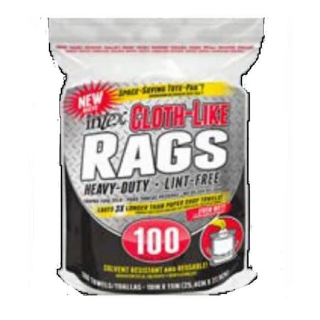 Intex Intex Supply 271712 Cloth-Like Rags - 100 Count 271712